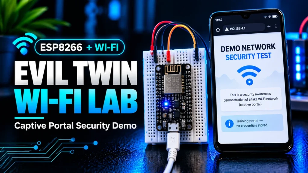 ESP8266 Evil Twin Wi-Fi Project