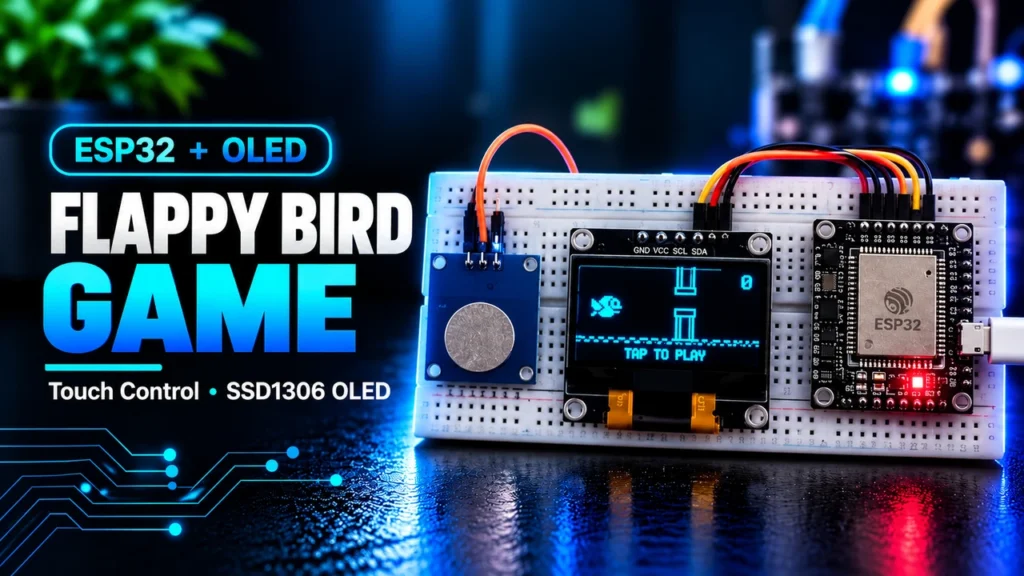 ESP32 OLED Flappy Bird Game