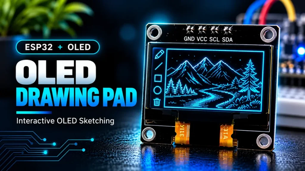 ESP32 OLED Drawing Pad V1