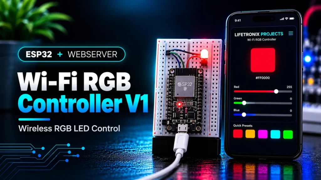 ESP32 Wi-Fi RGB Controller V1