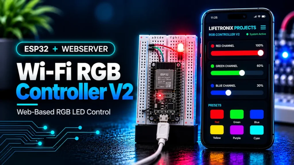 ESP32 Wi-Fi RGB Controller V2